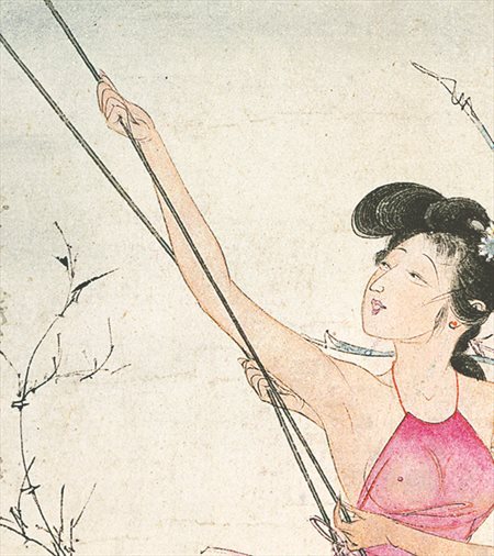 双峰-胡也佛的仕女画和最知名的金瓶梅秘戏图